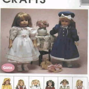 18" Doll Clothes Sewing Pattern - PDF