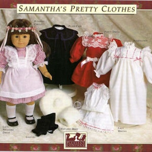 Samantha's Pretty Clothes - PDF Sewing Pattern for 18" Dol