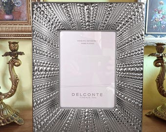 DELCONTE – Massiver 925er Silber-Fotorahmen aus dem Jahr 2019 für Fotos im Format 13 x 18 cm – CALIPSO-Linie – Neu, ohne Originalverpackung