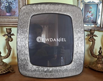 NEWDANIEL – Großer 925er Silber-Fotorahmen aus den 90er Jahren für Fotos 20 x 25 cm – NEU – Klassisch/Modern