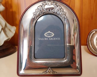 VALORI ARGENTI - 925 Silver Photo Frame from the 1980s - for photos 6x9 cm