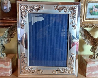 OTTAVIANI 925 solid silver photo frame, 1990s, 18x24 cm, Baroque style