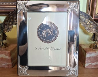 LARMS - 925 Silver Photo Frame, Vintage, 1990s, 13x18 cm, New, Empire Style