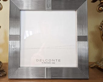 DELCONTE - Solid 925 Silver Photo Frame from the year 2012 for photos 13x13 cm - NEW - Classic / Art Deco Style