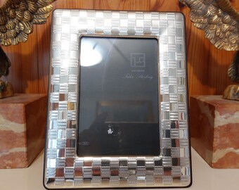 ITS ARGENTI - 925 solid silver photo frame from the 1980s for photos 9x13 cm