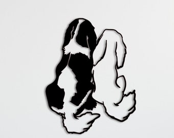 Metal Wall Decor, Metal Dog Art, Animals Wall Decoration, Dog Metal Wall Decor, Minimalist Line Art, Home Wall Art, ,Interior Dog Design,