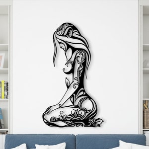 Metal Line Art, Metal Wall Decor, Women Metal Wall Decor, Women Line Art, Modern Metal Home Decor, Woman Body Metal Wall Decor,Line Wall Art