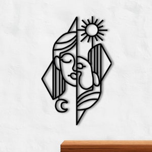 Gemini Sign Metal Constellation, Zodiac Sign Wall Decor, Astrology Wall Art, Horoscope Wall Art, Gemini Sign Metal Wall Art, Zodiac Sign