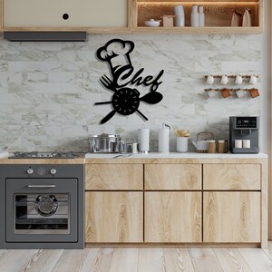 Metal Wall Decor, Chef Metal Wall Decor, Chef Metal Wall Decoration