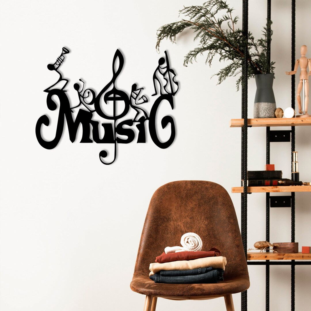 Metal Wall Decor Metal Music Walll Decor Music Wall Decor - Etsy
