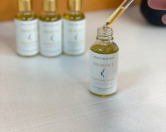 Nourishing face serum for glowing skin that is non-comedogenic and good for all skin types