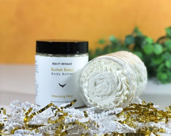 4 oz. cocoa and mango body butter with apricot kernel seed oil. Handmade body butter whipped and scented. Non-greasy, absorbs quickly.