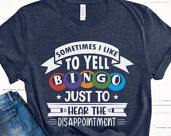 Funny Bingo Women Shirt,Bingo Queen Tee,Crazy Bingo Lady Shirt,Vintage Bingo Tee Gift,Bingo Lover Gift,Bingo Player shirt,I Love Bingo Shirt