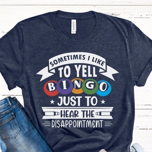 Funny Bingo Women Shirt,Bingo Queen Tee,Crazy Bingo Lady Shirt,Vintage Bingo Tee Gift,Bingo Lover Gift,Bingo Player shirt,I Love Bingo Shirt