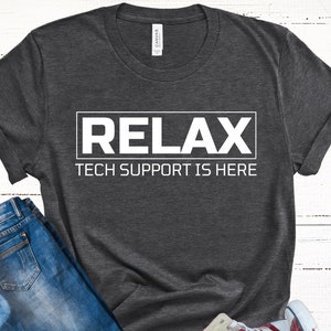 Lustiges Tech Support Shirt, Techniker Shirt, Tech Geek Shirt, IT Support Shirt, System Apotheker Shirt, Techniker Mitarbeiter Shirt, lustiges Computer Nerd T-Shirt