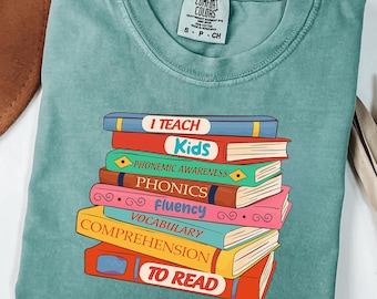 Literacy Teacher Shirt,Reading Teacher Shirt,Phonemic Awareness Shirt,Literacy Specialist Tee,English Coach Tee,Science of Reading Shirt