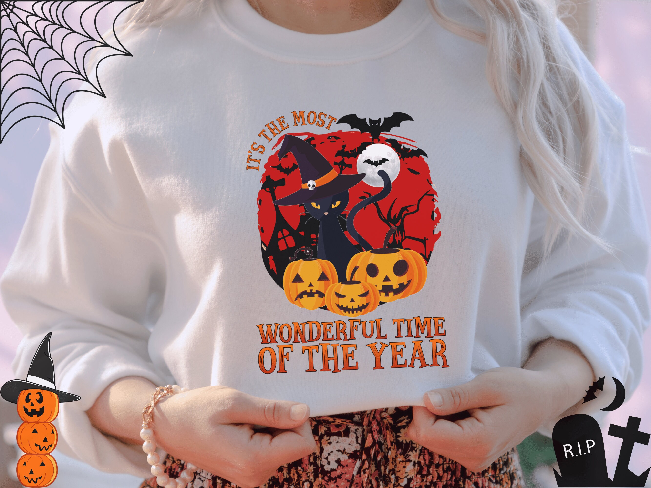 Vintage Halloween Shirtmost Wonderful Time of the Yearblack Etsy
