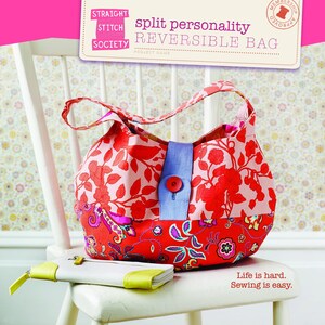 Digital Split Personality Reversible Bag Sewing Pattern