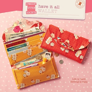 Digital Have It All Wallet Sewing Pattern