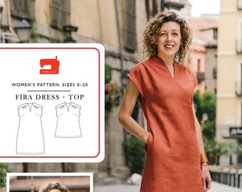 Robe numérique Fira + patron de couture haut