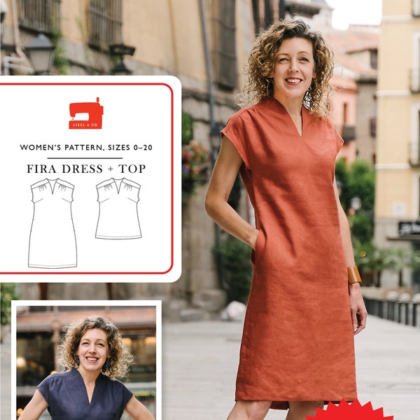 Digital Fira Dress + Top Sewing Pattern