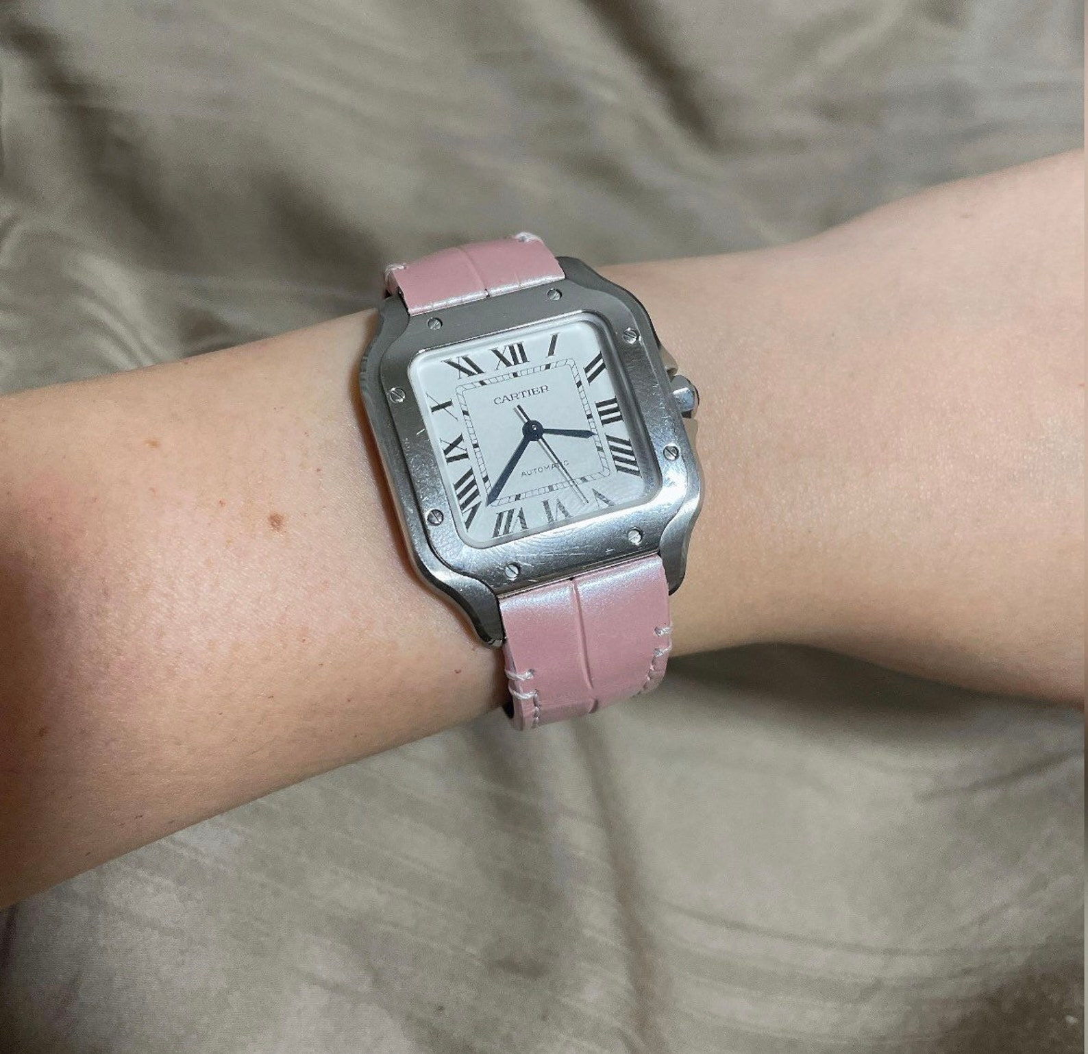 Cartier Santos Leather Strap QUICK RELEASE Etsy Ireland