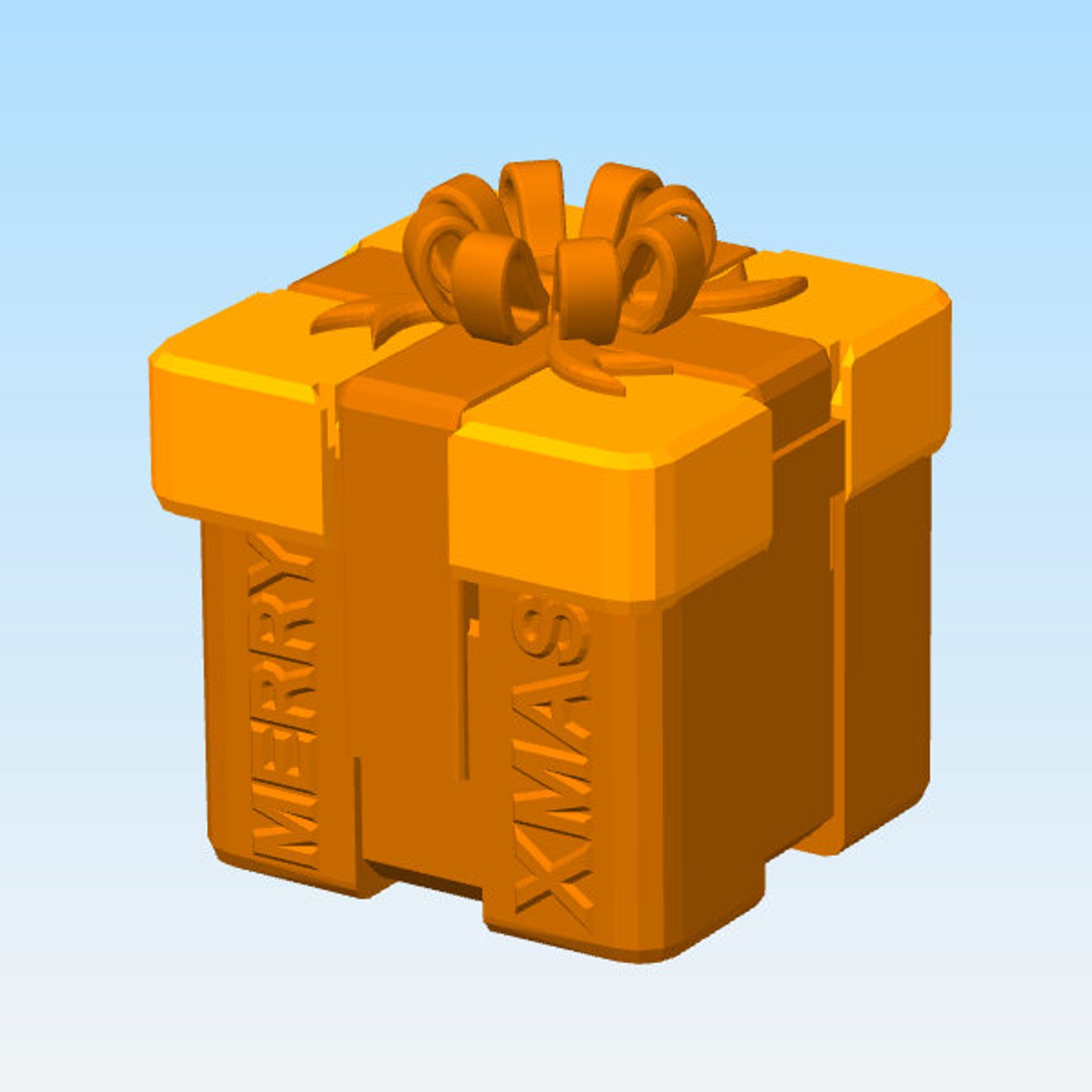 3D Christmas Gift Box STL Pack Filesnew Year Giftchristmas Etsy