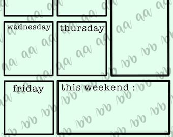 Weekly Planner