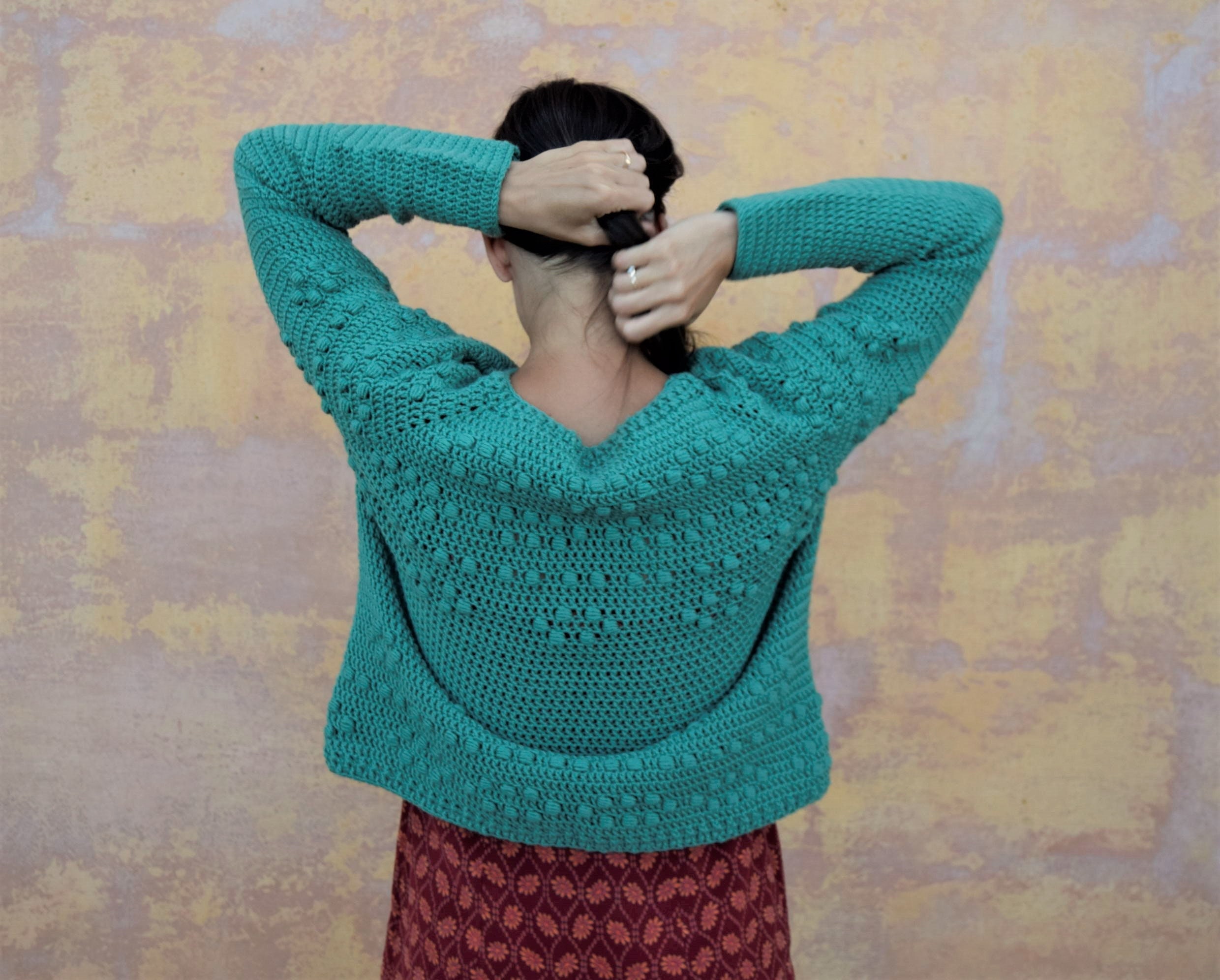 Crochet pullover - Etsy España