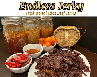 Traditional Laos Homemade Beef Jerky