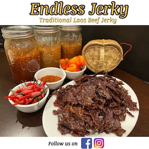 Traditional Laos Homemade Beef Jerky