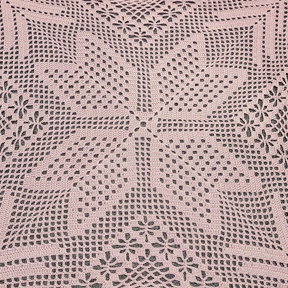 kilofly - Tavolo in pizzo per divano, con ninfea, 50,8 cm, in cotone, colore: bianco, 51 cm