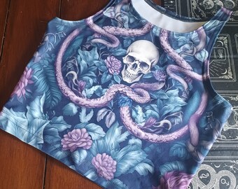 Pastel Skull Crop