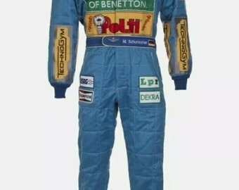 Benetton kart race suit CIK/FIA level 2 free gifts 