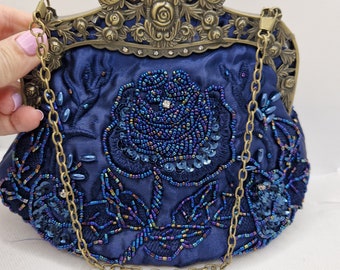 Vintage Blue Handbag