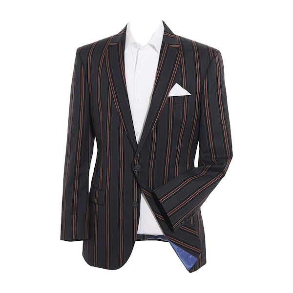 Samuel Windsor Wool Striped Jacket Blazer Henley Regatta Formal Party Casual Out Wear