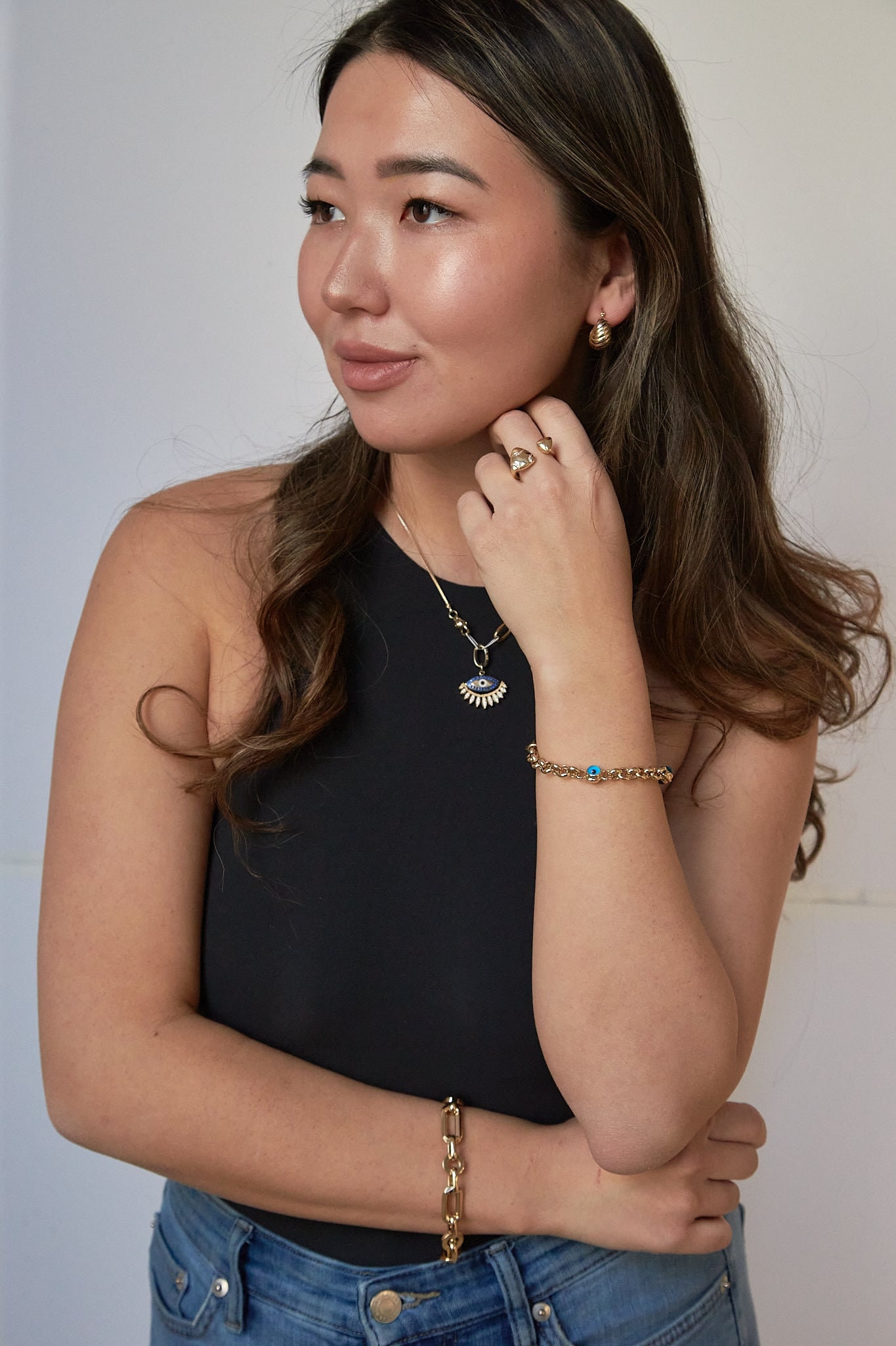 Marvin Gold Link Bracelet 14K Gold Italian Gold Specialty Etsy Australia