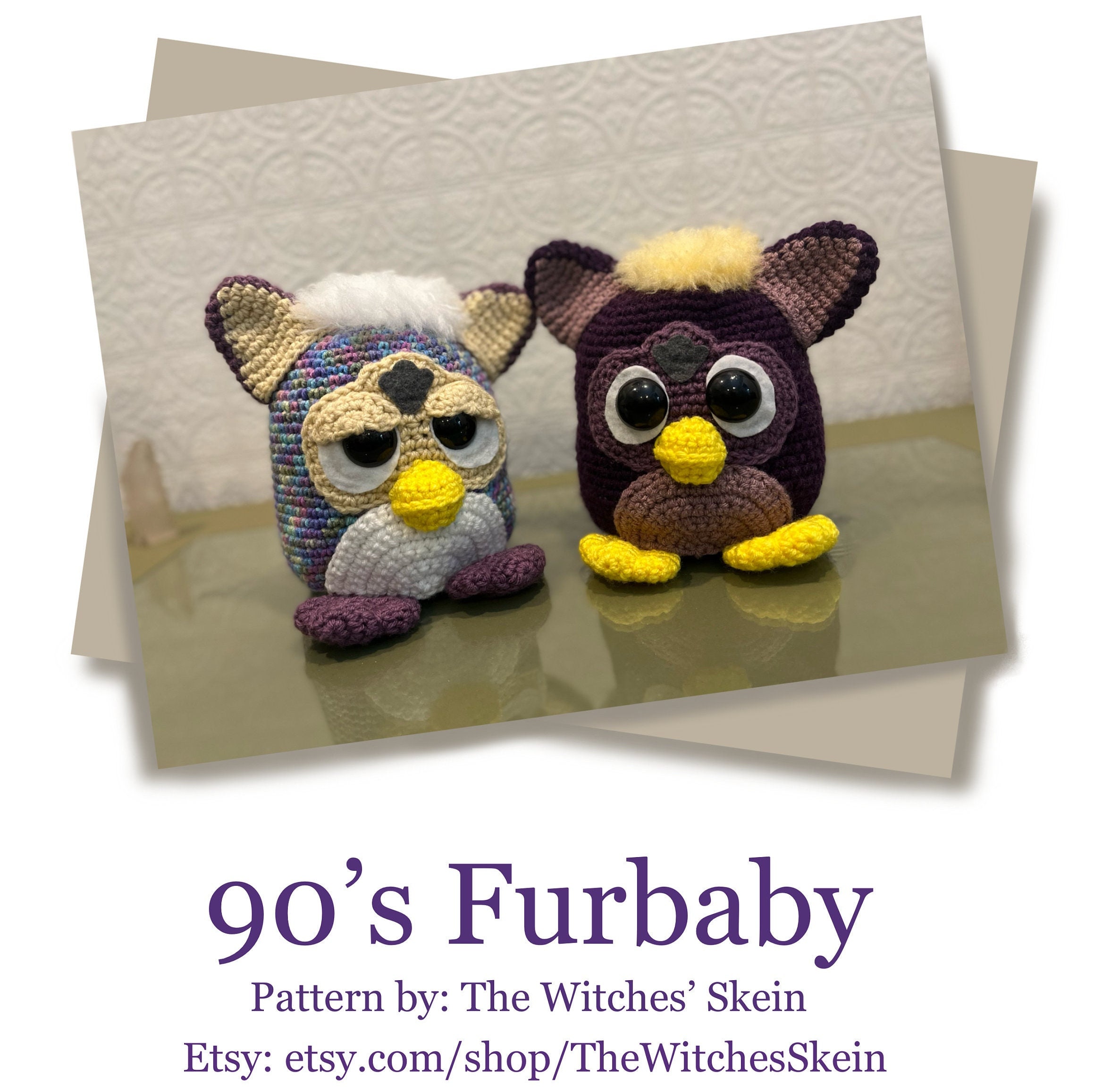 Furby Crochet Pattern Amigurumi Pattern PDF Pattern Etsy Canada