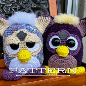 Furby Crochet Pattern, amigurumi pattern, PDF pattern
