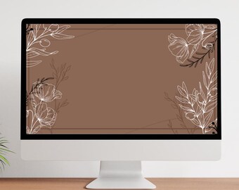 Rustic Bloom Computer Wallpaper