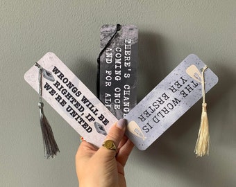 Set Of 3 Newsies Musical Quote Song Lyrics Bookmarks | Seize The Day, Once And For All, West End London, Wembley Park Theatre, Newsies Movie