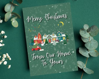 Fro Our House To Yours Christas Card - 'Special Wishes Fro Our House