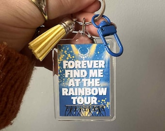 Evita Musical Keyring Keychain Bag Charm Accessory | The Rainbow Tour, Rachel Zegler, West End Musical, The London Palladium, Stagey Gift