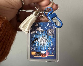 Matilda The Musical Keyring Keychain Bag Charm Accessory|Naughty Song, Musical Theatre Gift, West End Musical, Broadway Musical, Stagey Gift