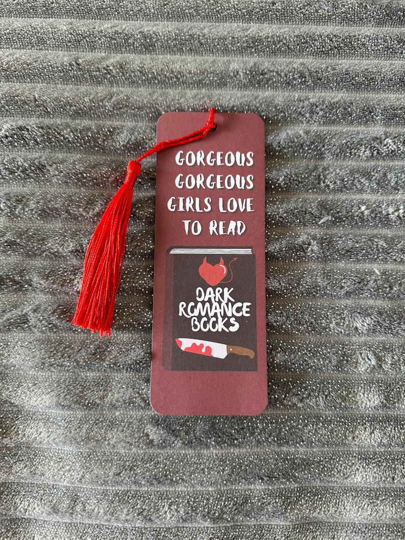Set Of 3 Dark Romance Bookmarks | Dark Romance Era, Dark Romance Book Club, Spicy Romance Reader, Morally Grey Girls, Trigger Warnings Lover image 5