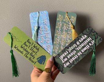 Set of 4 Les Misérables Musical Quote Song Lyrics Bookmarks