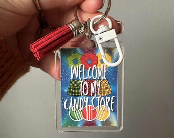 Heathers The Musical Keyring Keychain Bag Charm Accessory | Candy Store, Musical Theatre Gift, West End Musical, Broadway Musical, Chandler