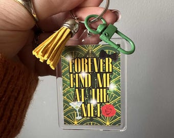 The Great Gatsby Musical Keyring Keychain Bag Charm Accessory | London Coliseum, Jay Gatsby, Jordan Baker, Daisy Buchanan, Myrtle Wilson
