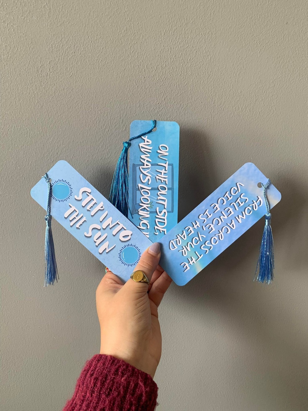 Words Fail Set of 3 Dear Evan Hansen Musical Quote Song Lyrics Bookmarks | Words ...