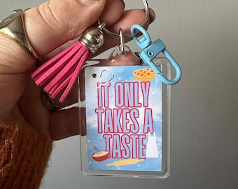 Waitress The Musical Keyring Keychain Bag Charm Accessory | It Only Takes A Taste, Musical Theatre Gift, West End Musical, Broadway Musical